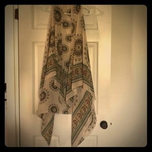 Light weight long vest or cover up.